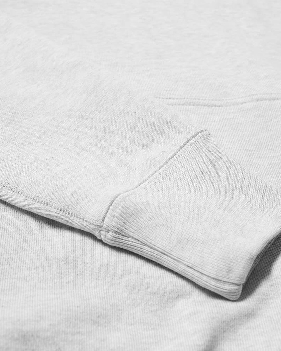 ADIDAS UNISEX BASICS HOODIE X PHARRELL WILLIAMS LIGHT GREY HEATHER - קפוצ׳ון אדידס פארל וויליאמס אפור בהיר מלאנז׳ יוניסקס - תמונה 4