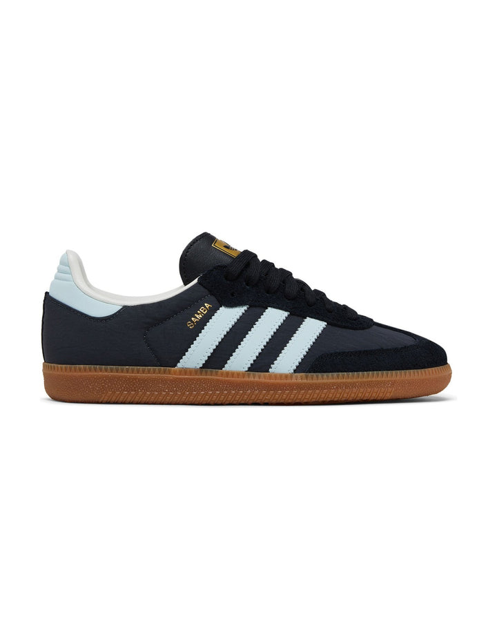 ADIDAS WOMEN'S SAMBA OG CARBON ALMOST BLUE סניקרס אדידס סמבה אפור כהה ותכלת לנשים