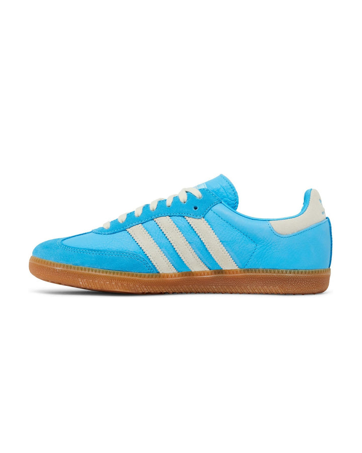 ADIDAS UNISEX SAMBA OG X SPORTY & RICH BLUE RUSH סניקרס אדידס סמבה ספורטי אנד ריץ׳ כחול ולבן יוניסקס