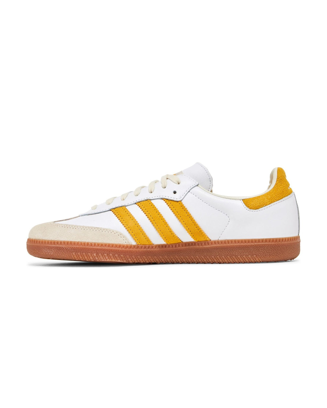 ADIDAS UNISEX SAMBA OG X SPORTY & RICH WHITE BOLD GOLD סניקרס אדידס סמבה ספורטי אנד ריץ׳ לבן וצהוב יוניסקס