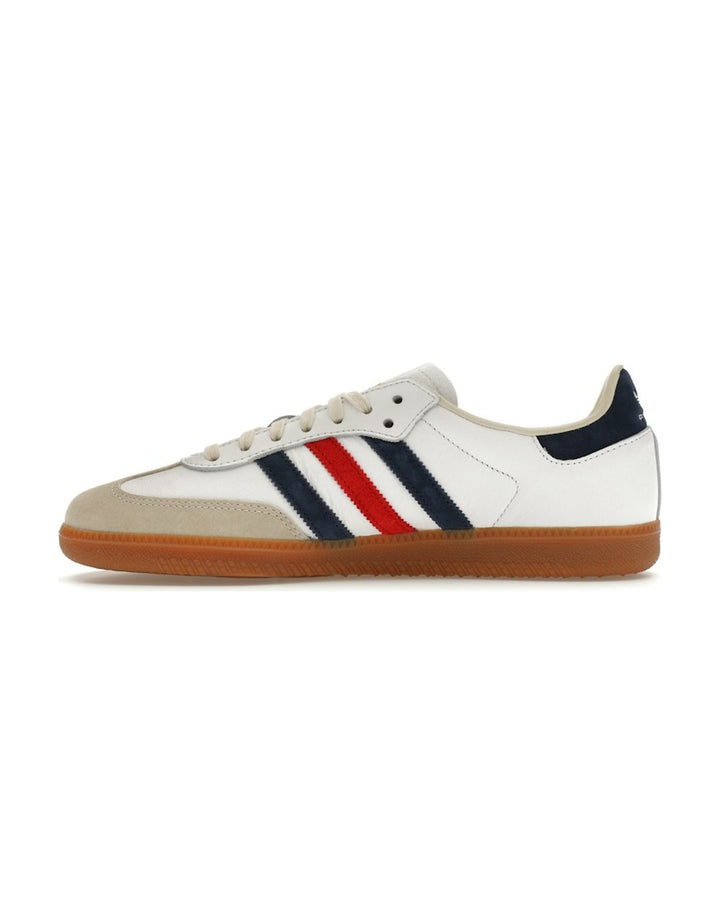 ADIDAS MEN'S SAMBA OG X SPORTY & RICH WHITE NAVY RED