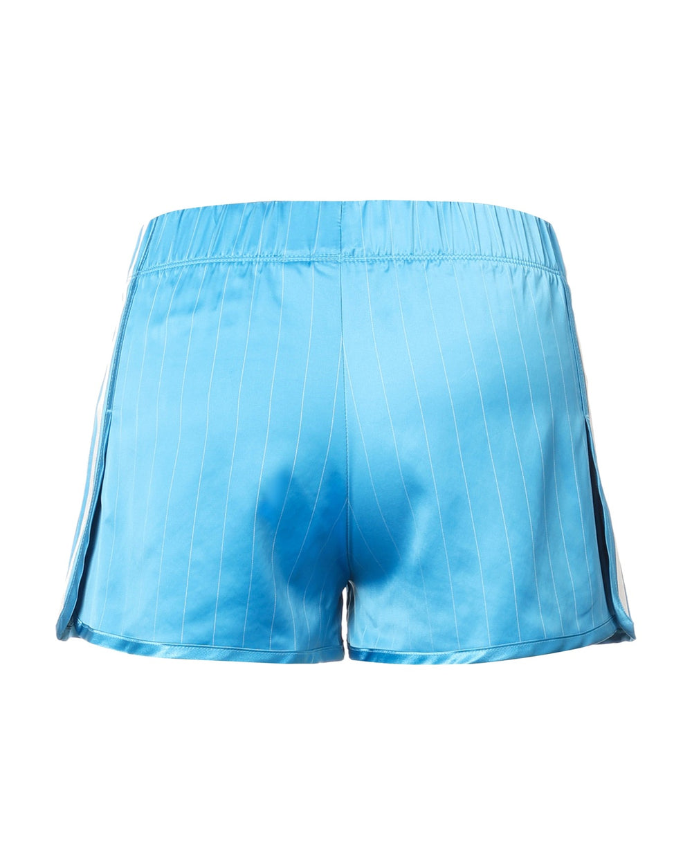 ADIDAS WOMEN'S SHORTS X SPORTY & RICH CLEAR SKY - מכנס קצר אדידס ספורטי אנד ריץ׳ תכלת לנשים - תמונה 2