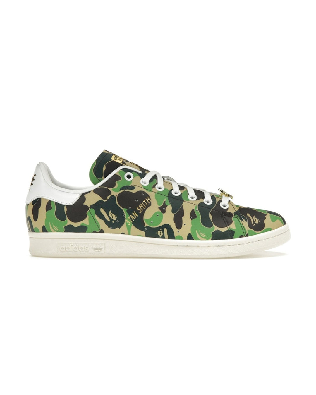 ADIDAS UNISEX STAN SMITH X BAPE ABC CAMO GREEN סניקרס אדידס סטן סמית׳ בייפ הסוואה ירוק יוניסקס