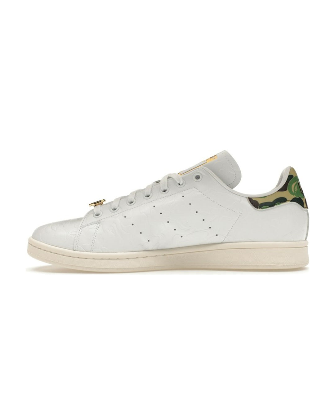 ADIDAS UNISEX STAN SMITH X BAPE CLOUD WHITE סניקרס אדידס סטן סמית׳ בייפ לבן יוניסקס