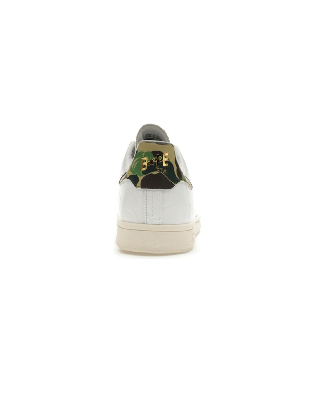 ADIDAS UNISEX STAN SMITH X BAPE CLOUD WHITE סניקרס אדידס סטן סמית׳ בייפ לבן יוניסקס