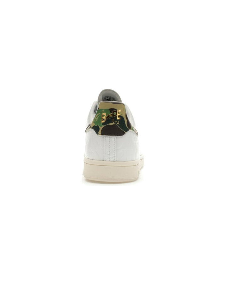 ADIDAS UNISEX STAN SMITH X BAPE CLOUD WHITE סניקרס אדידס סטן סמית׳ בייפ לבן יוניסקס