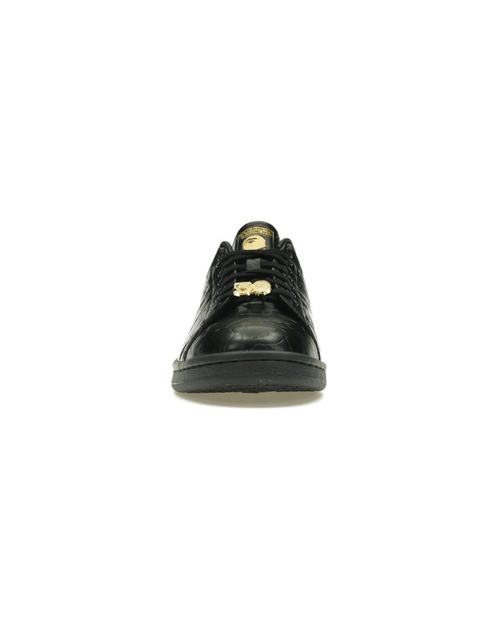 ADIDAS UNISEX STAN SMITH X BAPE CORE BLACK סניקרס אדידס סטן סמית׳ בייפ שחור יוניסקס