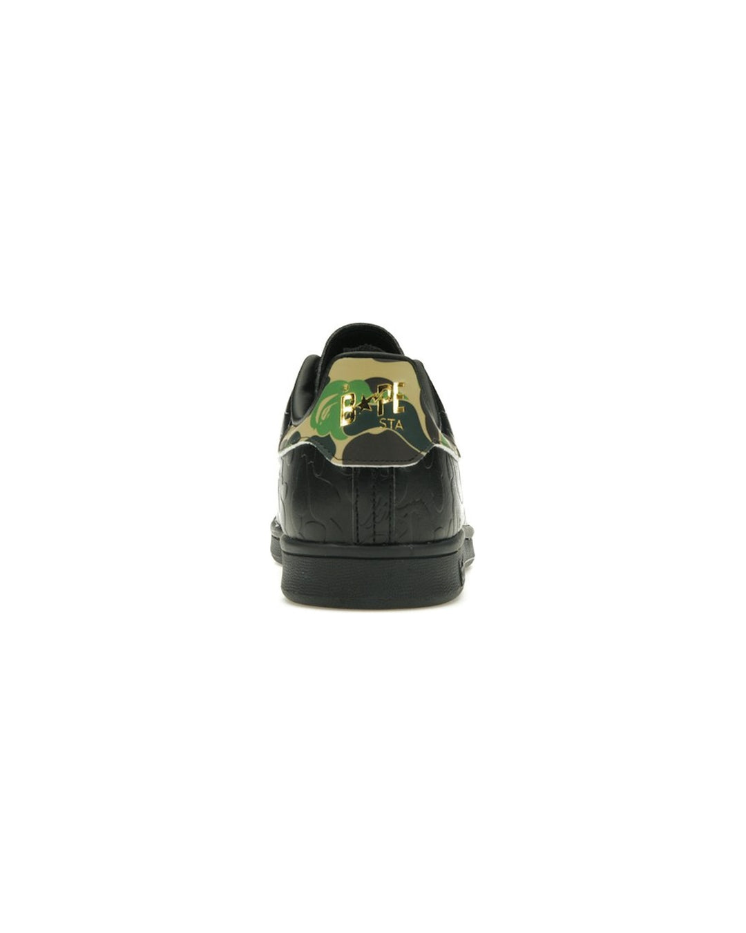 ADIDAS UNISEX STAN SMITH X BAPE CORE BLACK סניקרס אדידס סטן סמית׳ בייפ שחור יוניסקס