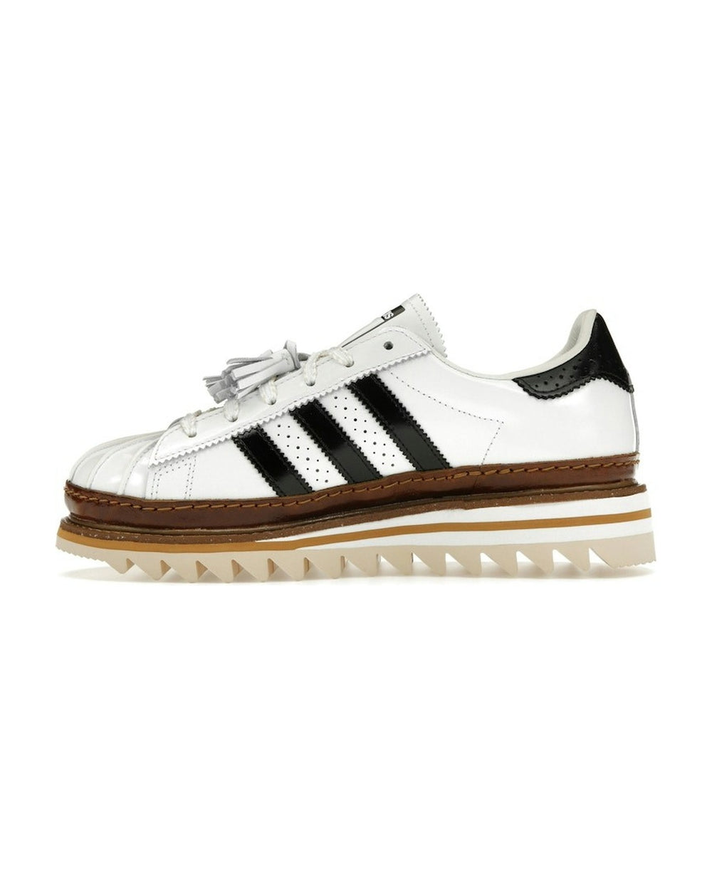 ADIDAS UNISEX SUPERSTAR X CLOT BY EDISON CHEN WHITE CRYSTAL SAND