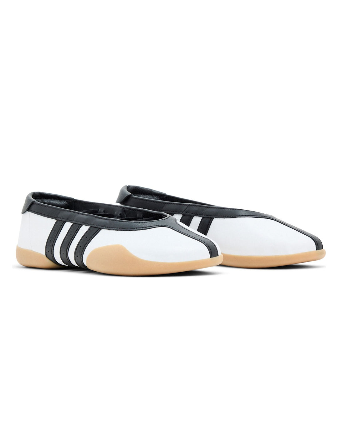 ADIDAS WOMEN'S TAEKWONDO MEI BALLET WHITE BLACK GUM סניקרס אדידס טאקוונדו מיי באלט לבן ושחור לנשים