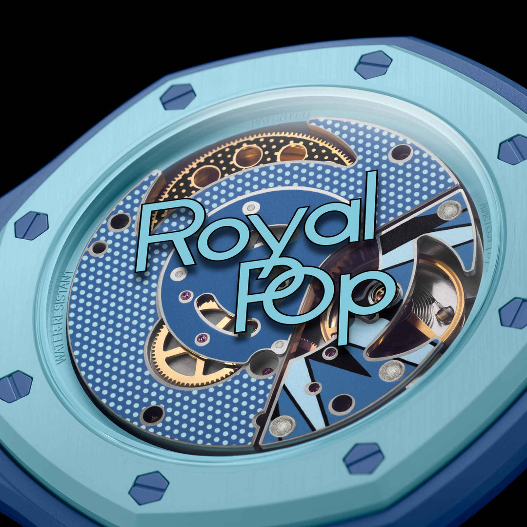Audemars Piguet x Swatch Royal Pop Lan Ba SSX03L100N - שעון כיס רויאל פופ לאן בא - תמונה 7