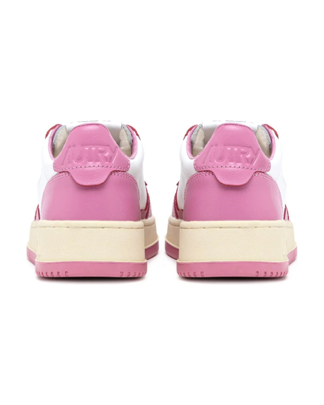 AUTRY WOMEN'S MEDALIST LOW BICOLOR WHITE MAUVE סניקרס אוטרי מדליסט לבן ורוד לנשים