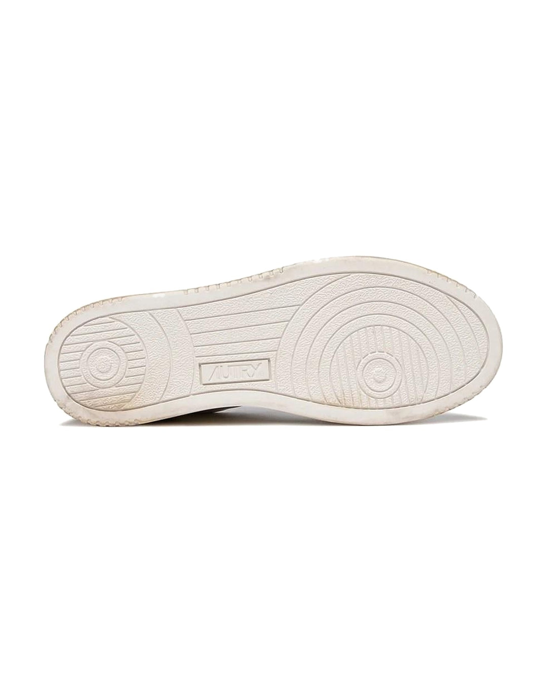 AUTRY MEN'S MEDALIST LOW SUPER VINTAGE WHITE GREEN סניקרס אוטרי מדליסט סופר וינטג׳ לבן ירוק לגברים