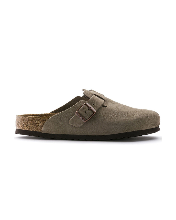 BIRKENSTOCK UNISEX BOSTON SOFT FOOTBED TAUPE