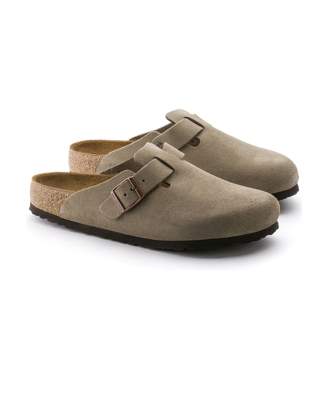 BIRKENSTOCK UNISEX BOSTON SOFT FOOTBED TAUPE