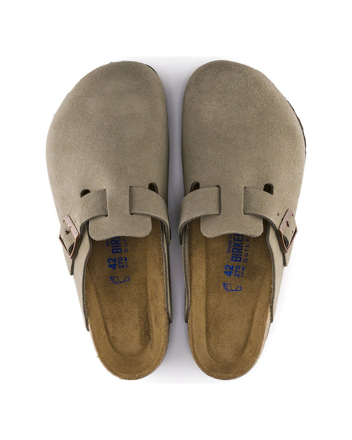 BIRKENSTOCK UNISEX BOSTON SOFT FOOTBED TAUPE