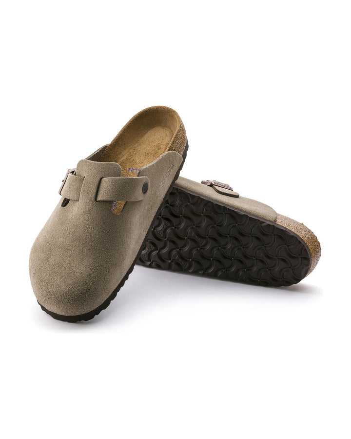BIRKENSTOCK UNISEX BOSTON SOFT FOOTBED TAUPE