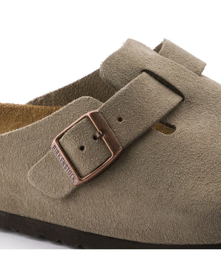 BIRKENSTOCK UNISEX BOSTON SOFT FOOTBED TAUPE