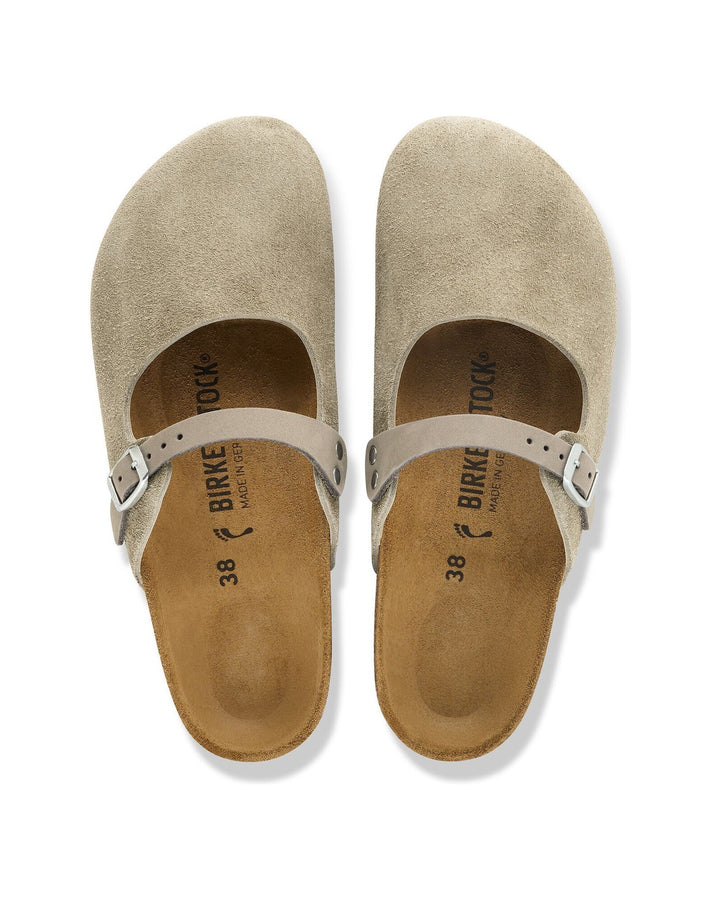 BIRKENSTOCK WOMEN'S MARIA II SUEDE TAUPE