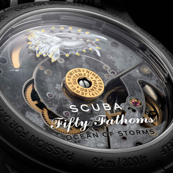 Blancpain x Swatch Scuba Fifty Fathoms Ocean Of Storms SO35B400 - שעון צלילה בלנפן סווטש אושן אוף סטורמס - תמונה 9