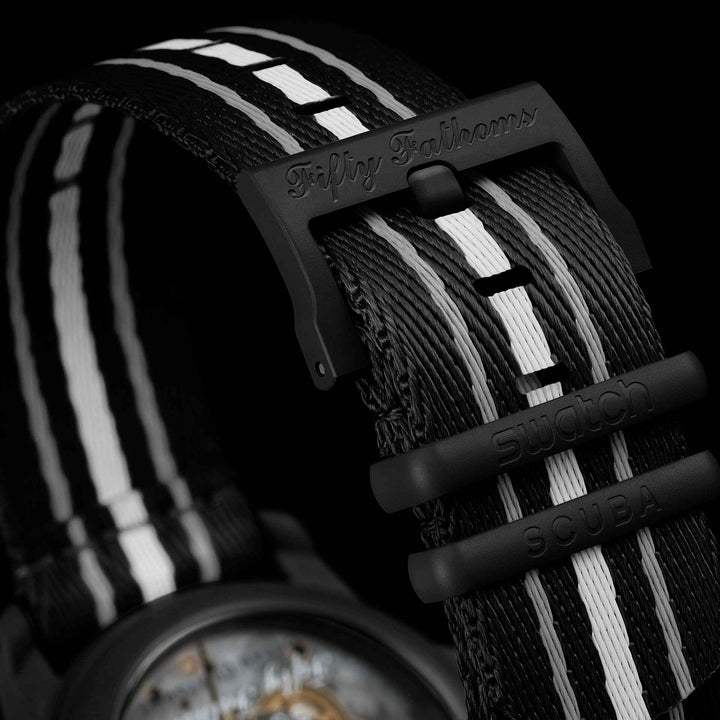 Blancpain x Swatch Scuba Fifty Fathoms Ocean Of Storms SO35B400 - שעון צלילה בלנפן סווטש אושן אוף סטורמס - תמונה 10