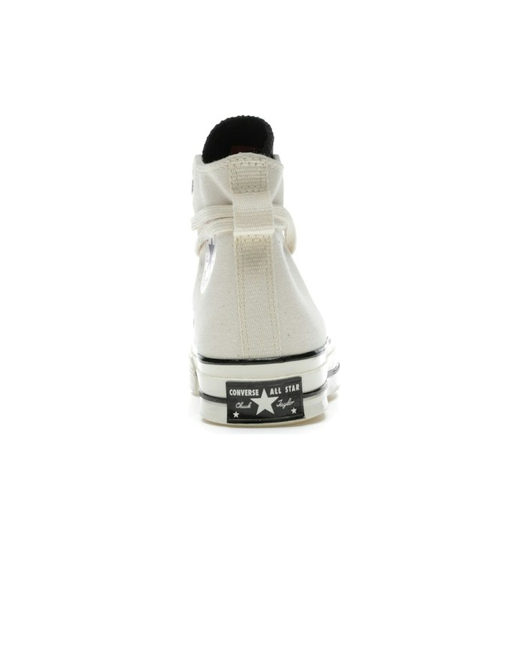 CONVERSE UNISEX CHUCK 70 HI X FEAR OF GOD ESSENTIALS NATURAL IVORY - סניקרס קונברס צ׳אק 70 פיר אוף גוד אסנשלס שמנת ושחור יוניסקס - תמונה 6
