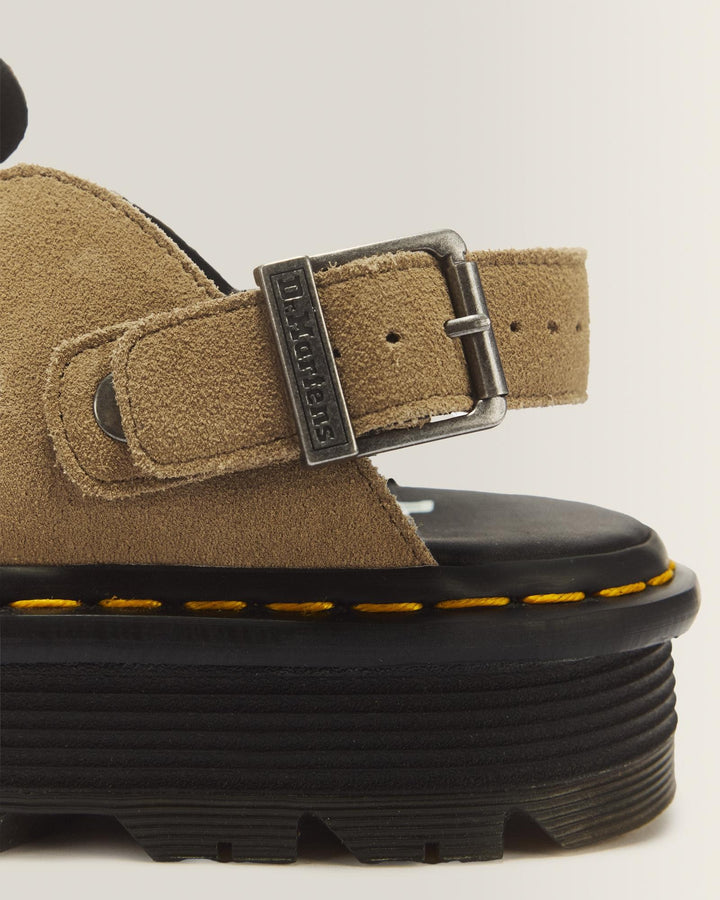 DR. MARTENS ZEBZAG MULE SAVANNAH TAN