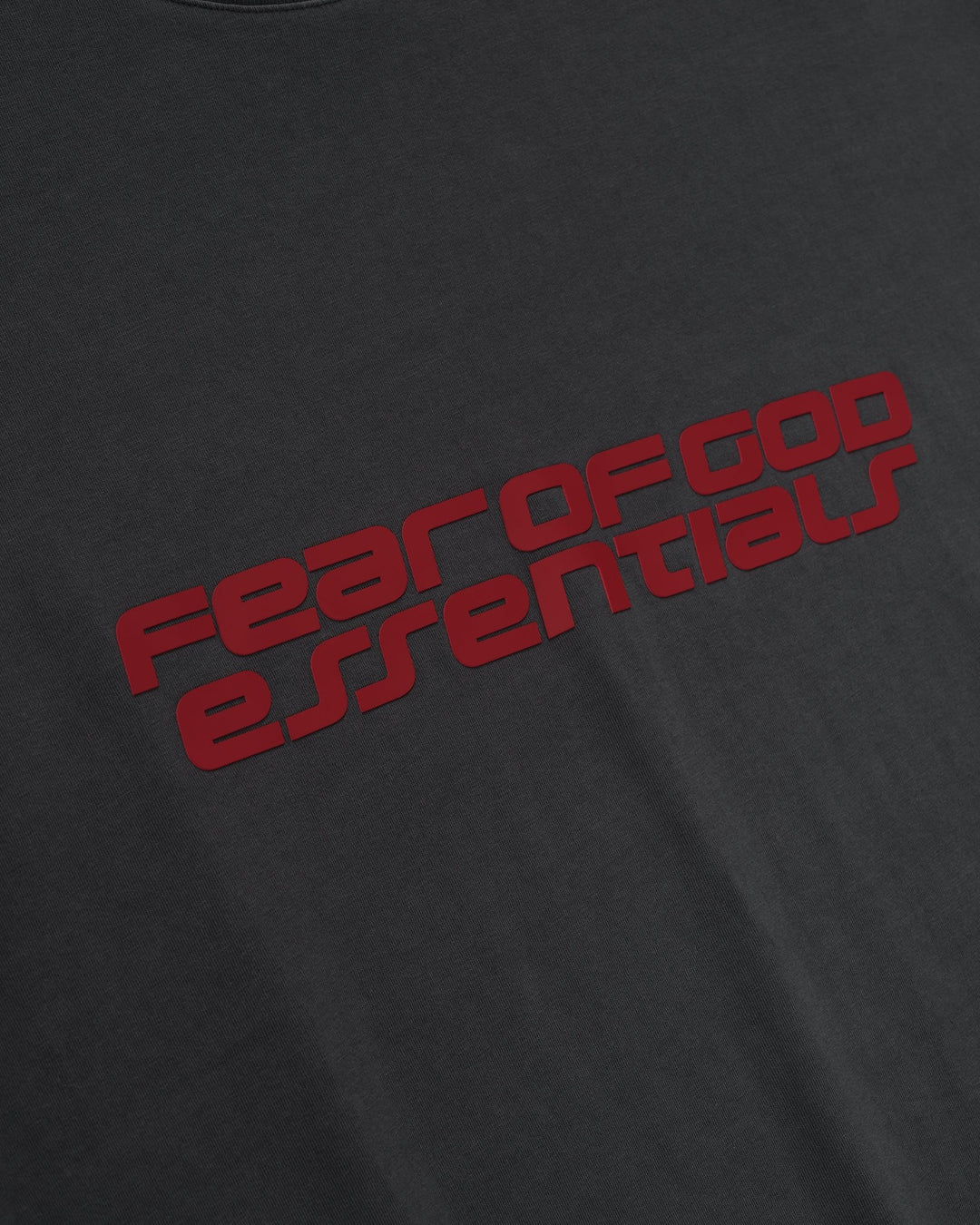 ESSENTIALS MEN'S 90S SHORT SLEEVE TEE IRON GREY חולצת טי אסנשלס 90S אפור כהה לגברים - תמונה 3