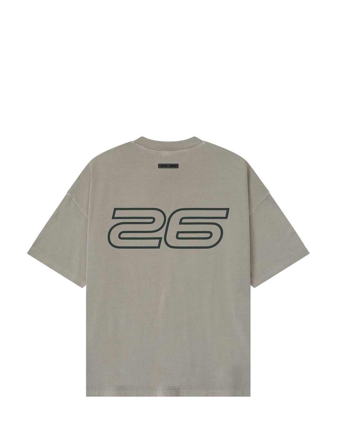 ESSENTIALS MEN'S 90S SHORT SLEEVE TEE SMOKE GREY חולצת טי אסנשלס 90S אפור עשן לגברים - תמונה 2