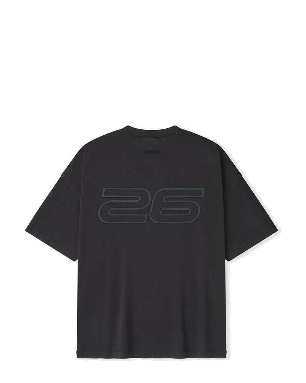 ESSENTIALS MEN'S 90S SHORT SLEEVE TEE VINTAGE BLACK חולצת טי אסנשלס 90S שחור וינטג׳ לגברים - תמונה 2