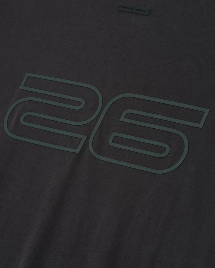 ESSENTIALS MEN'S 90S SHORT SLEEVE TEE VINTAGE BLACK חולצת טי אסנשלס 90S שחור וינטג׳ לגברים - תמונה 4