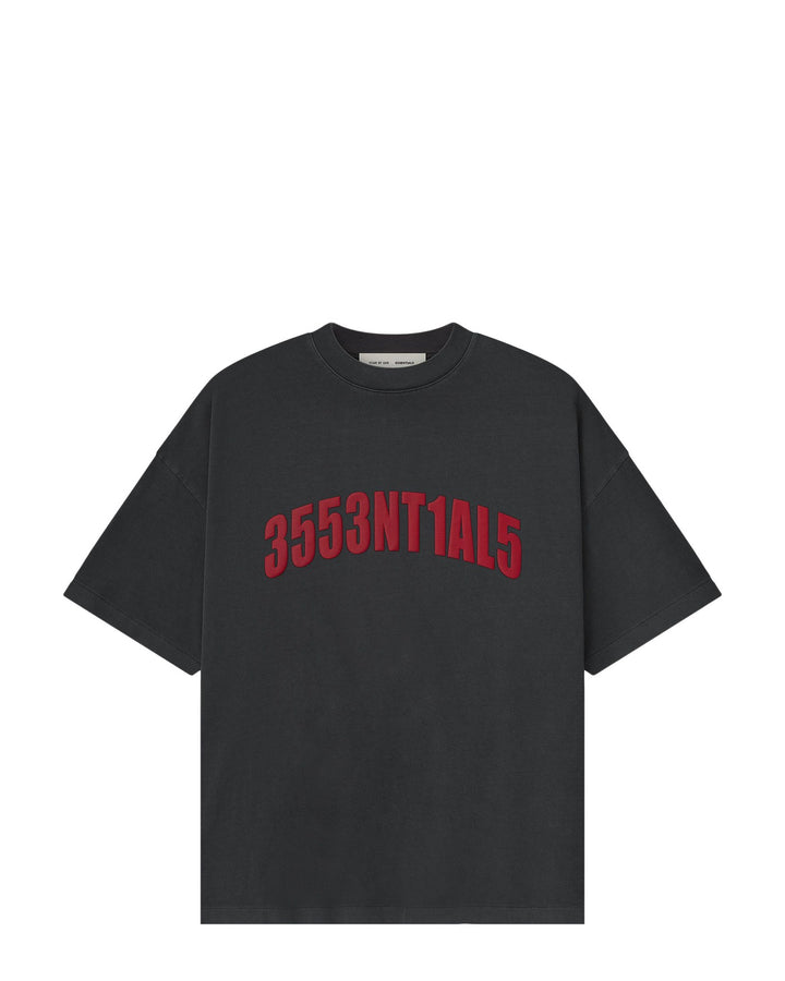 ESSENTIALS MEN'S CHICAGO 90S TEE IRON GREY חולצת טי אסנשלס שיקגו 90S אפור כהה לגברים - תמונה 1