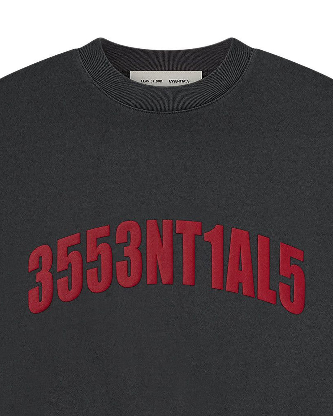 ESSENTIALS MEN'S CHICAGO 90S TEE IRON GREY חולצת טי אסנשלס שיקגו 90S אפור כהה לגברים - תמונה 3
