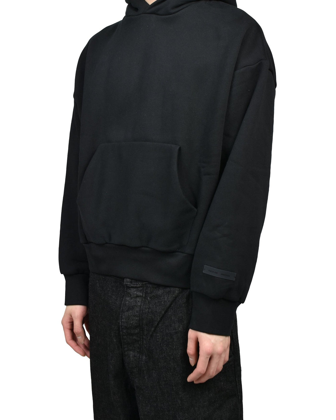 ESSENTIALS MEN'S CLASSIC HOODIE VINTAGE BLACK קפוצ׳ון אסנשלס קלאסיק שחור וינטג׳ לגברים - תמונה 7