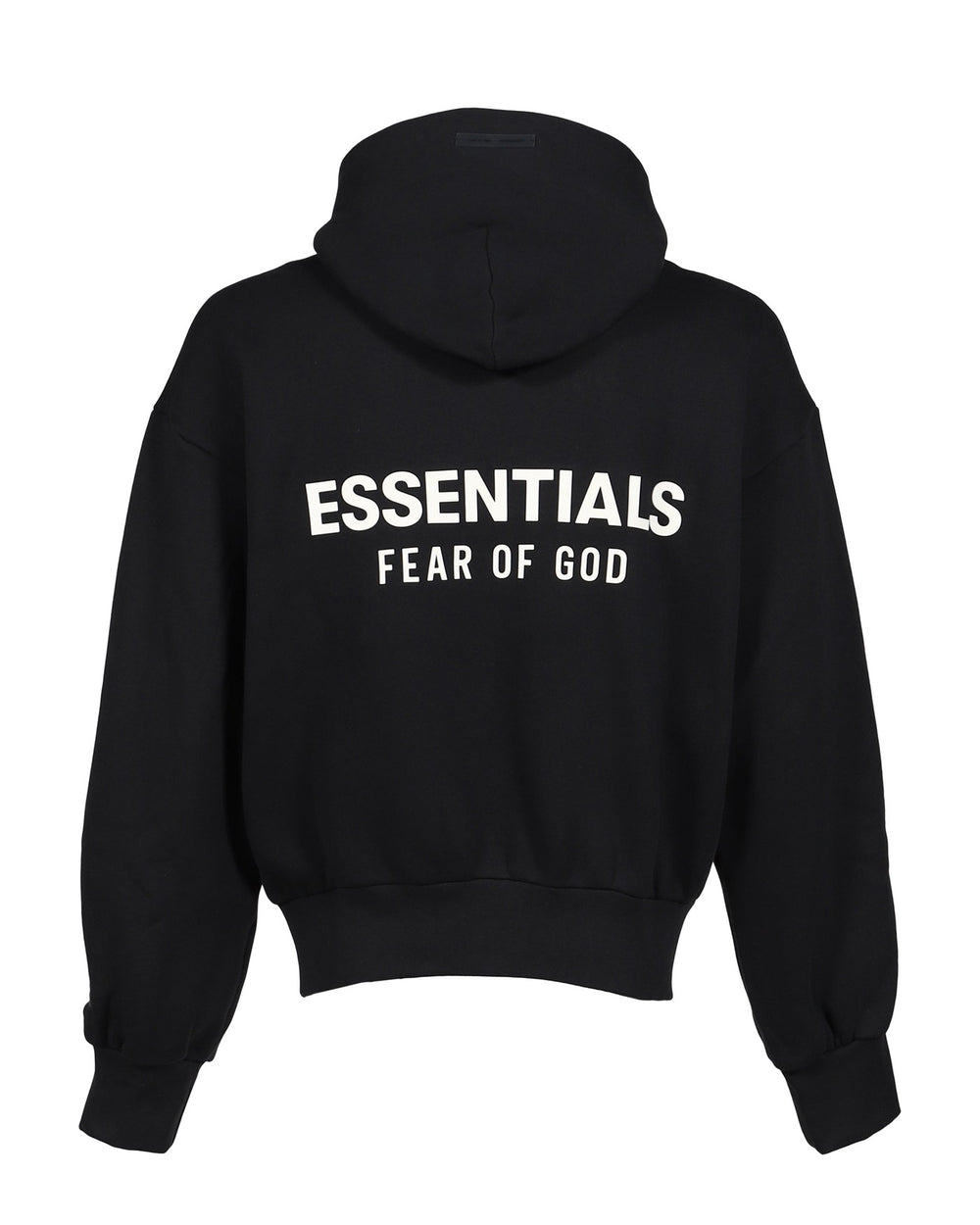 ESSENTIALS MEN'S CLASSIC HOODIE VINTAGE BLACK קפוצ׳ון אסנשלס קלאסיק שחור וינטג׳ לגברים - תמונה 2
