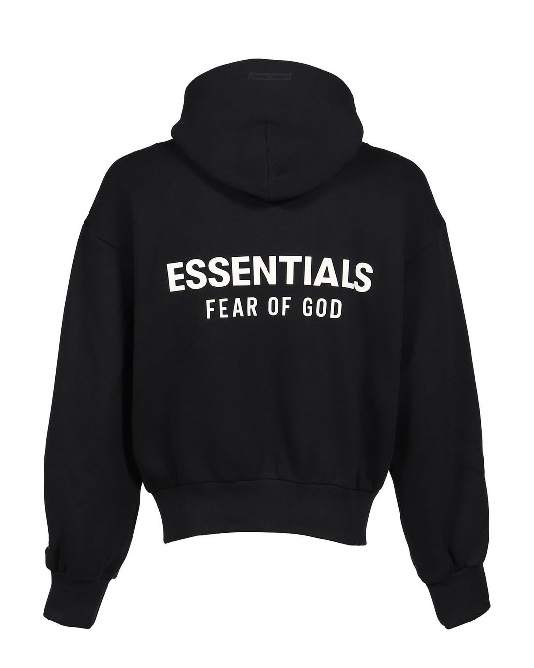 ESSENTIALS MEN'S CLASSIC HOODIE VINTAGE BLACK קפוצ׳ון אסנשלס קלאסיק שחור וינטג׳ לגברים - תמונה 2