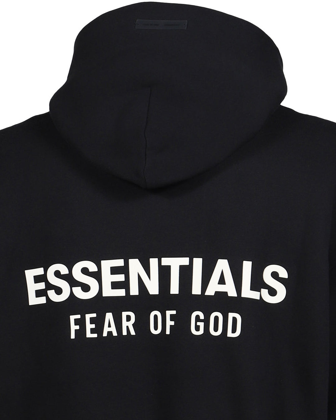 ESSENTIALS MEN'S CLASSIC HOODIE VINTAGE BLACK קפוצ׳ון אסנשלס קלאסיק שחור וינטג׳ לגברים - תמונה 4