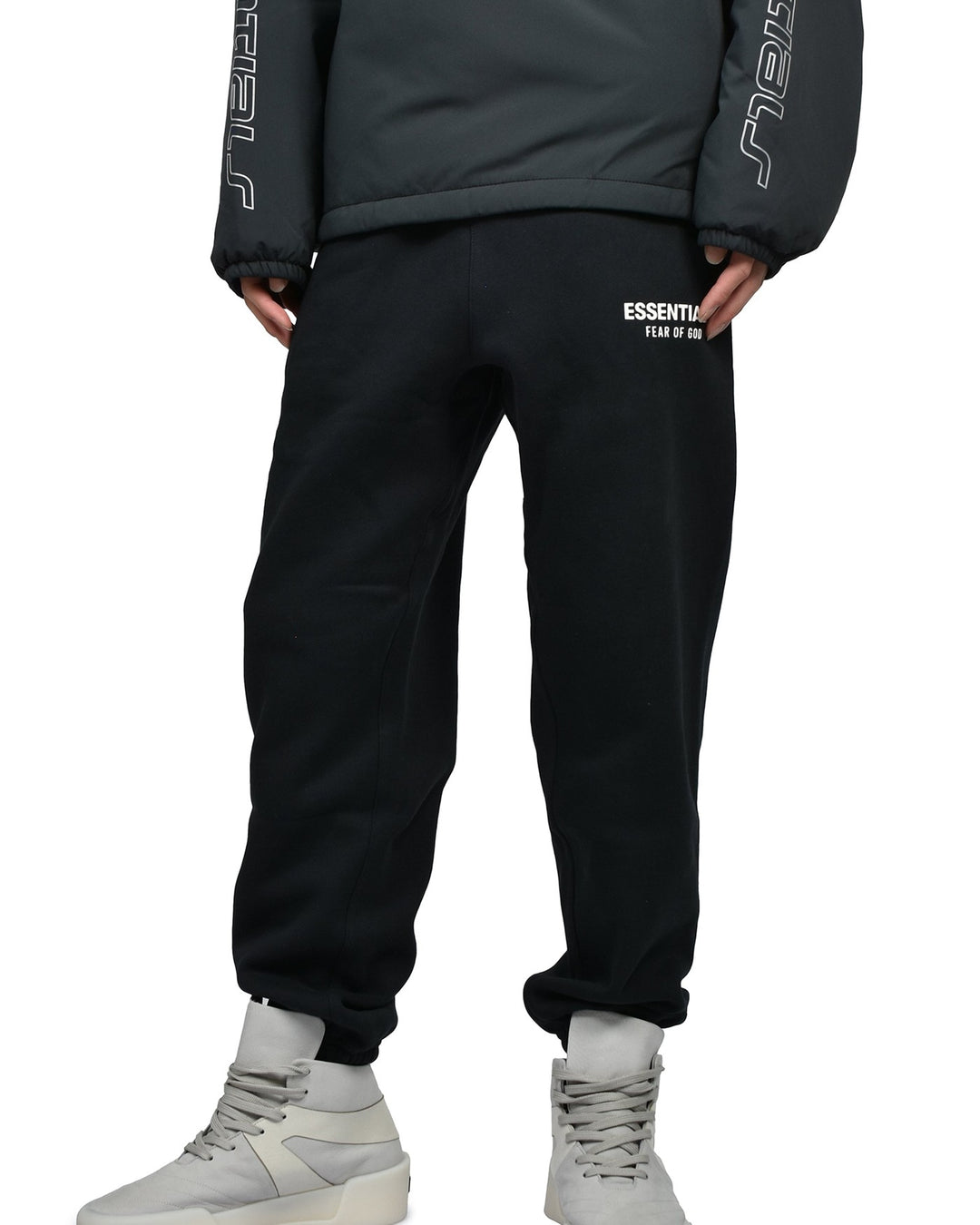 ESSENTIALS MEN'S CLASSIC SWEATPANT VINTAGE BLACK מכנס טרנינג אסנשלס קלאסיק שחור וינטג׳ לגברים - תמונה 7