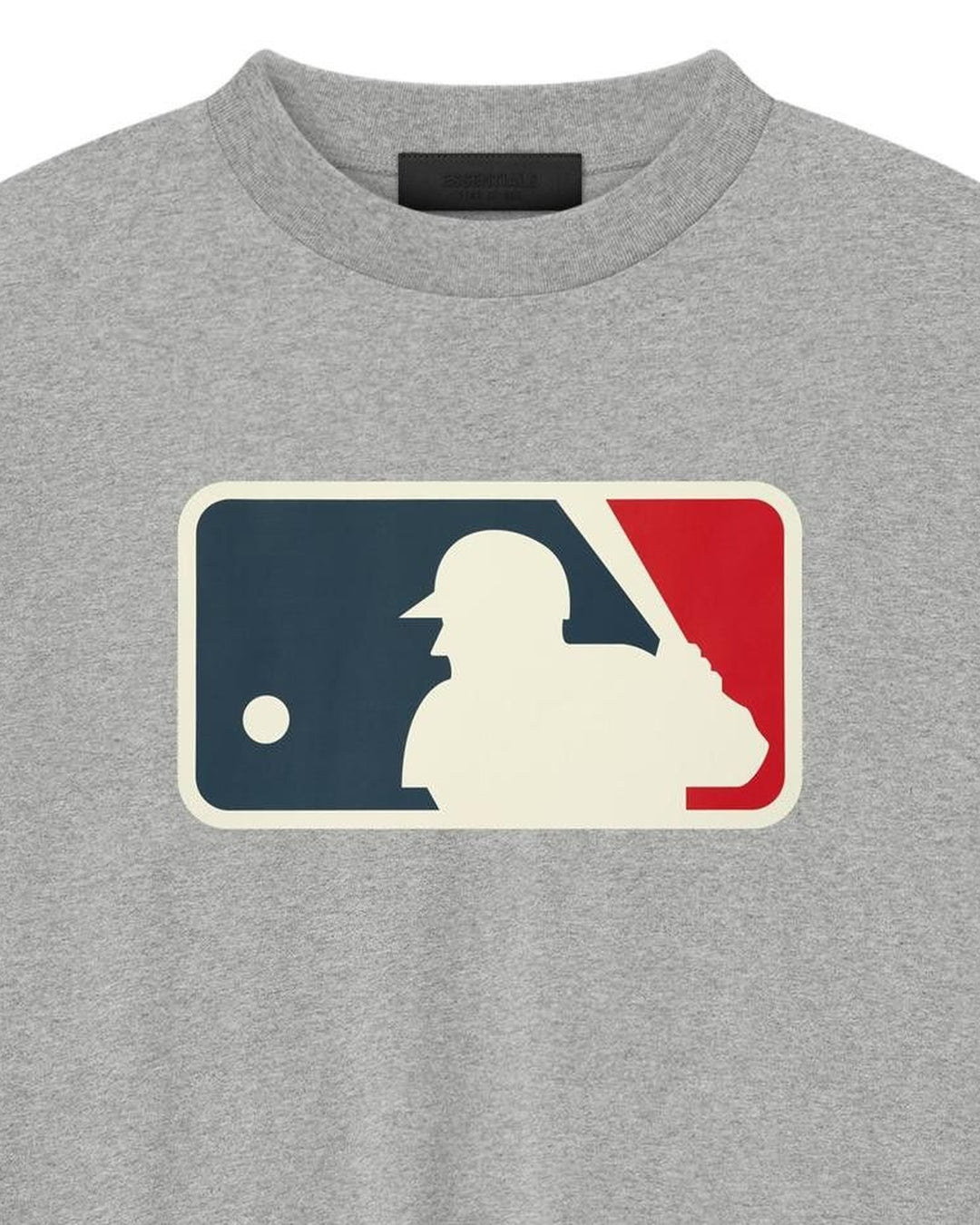 ESSENTIALS MEN'S MLB 90S TEE CONCRETE HEATHER חולצת טי אסנשלס MLB 90S אפור מלאנז׳ לגברים - תמונה 3