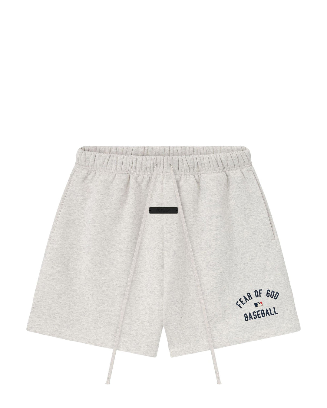 ESSENTIALS MEN'S MLB CLASSIC SWEATSHORT HEATHER OATMEAL מכנס קצר אסנשלס MLB קלאסיק אפור-שמנת מלאנז׳ לגברים - תמונה 1