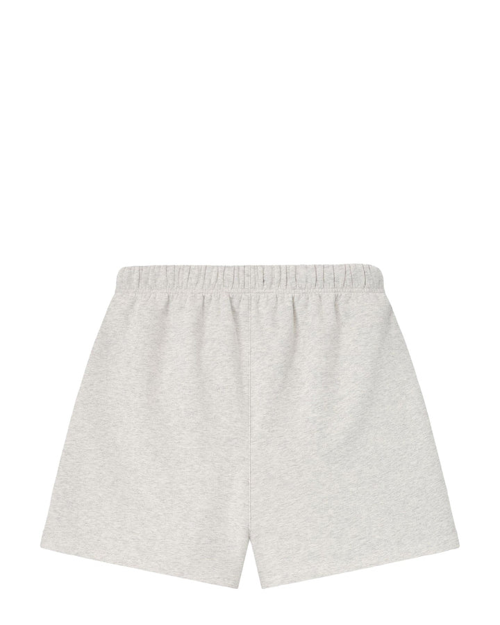 ESSENTIALS MEN'S MLB CLASSIC SWEATSHORT HEATHER OATMEAL מכנס קצר אסנשלס MLB קלאסיק אפור-שמנת מלאנז׳ לגברים - תמונה 2