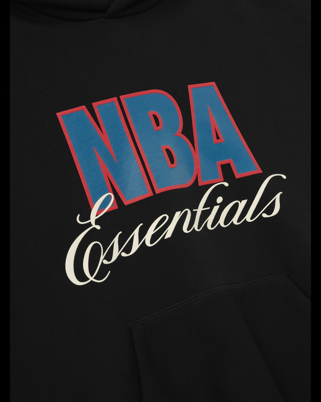 ESSENTIALS MEN'S NBA 90S HOODIE BLACK