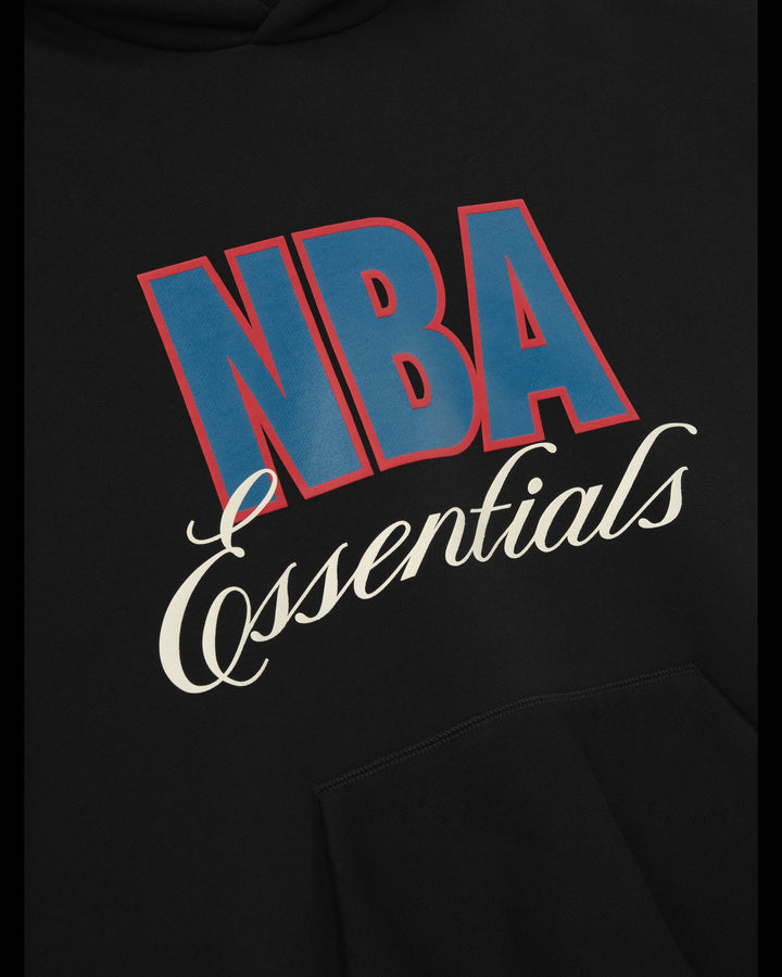 ESSENTIALS MEN'S NBA 90S HOODIE BLACK