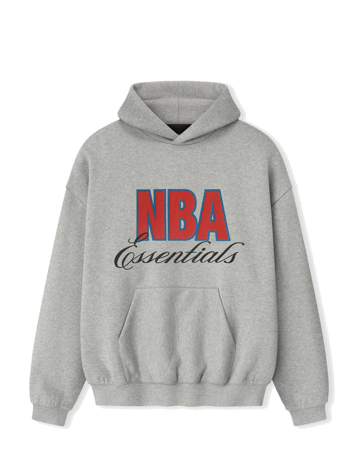 ESSENTIALS MEN'S NBA 90S HOODIE CONCRETE HEATHER