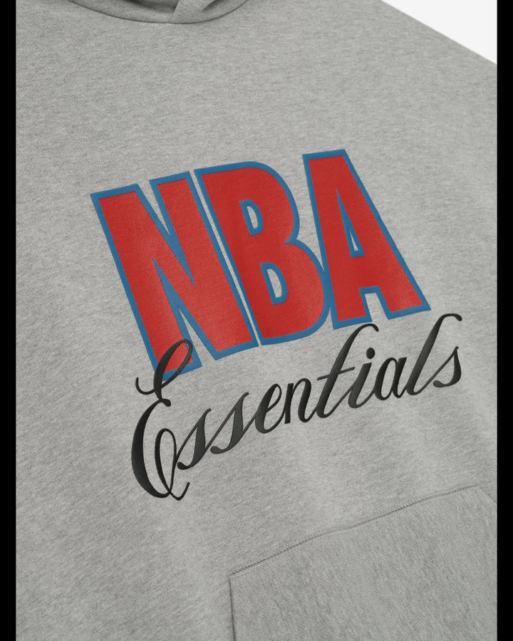 ESSENTIALS MEN'S NBA 90S HOODIE CONCRETE HEATHER