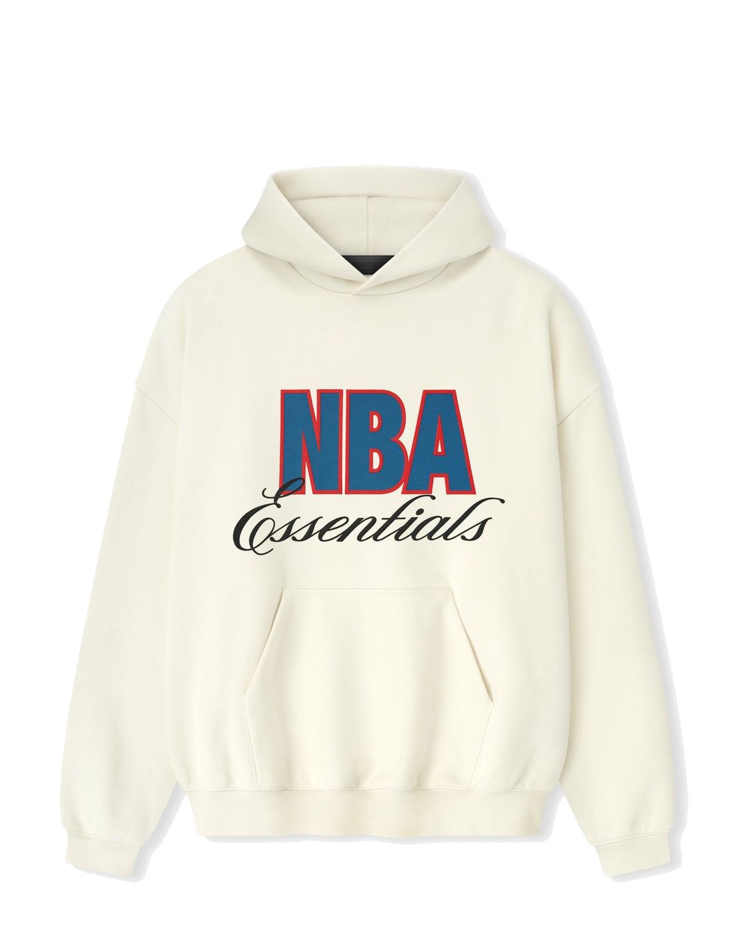ESSENTIALS MEN'S NBA 90S HOODIE CREAM WHITE