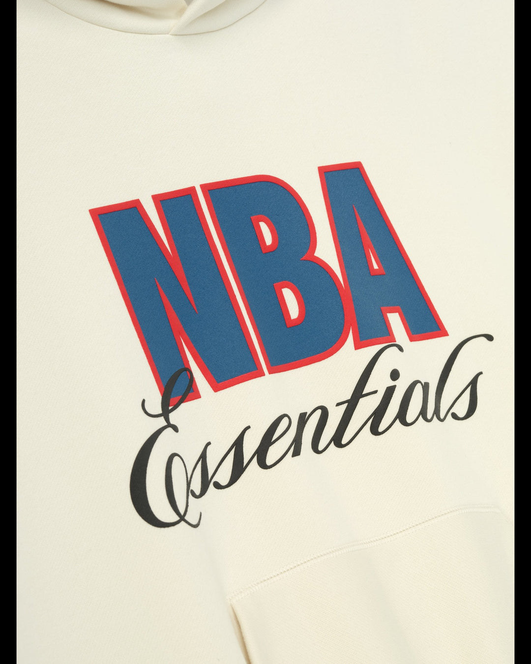ESSENTIALS MEN'S NBA 90S HOODIE CREAM WHITE