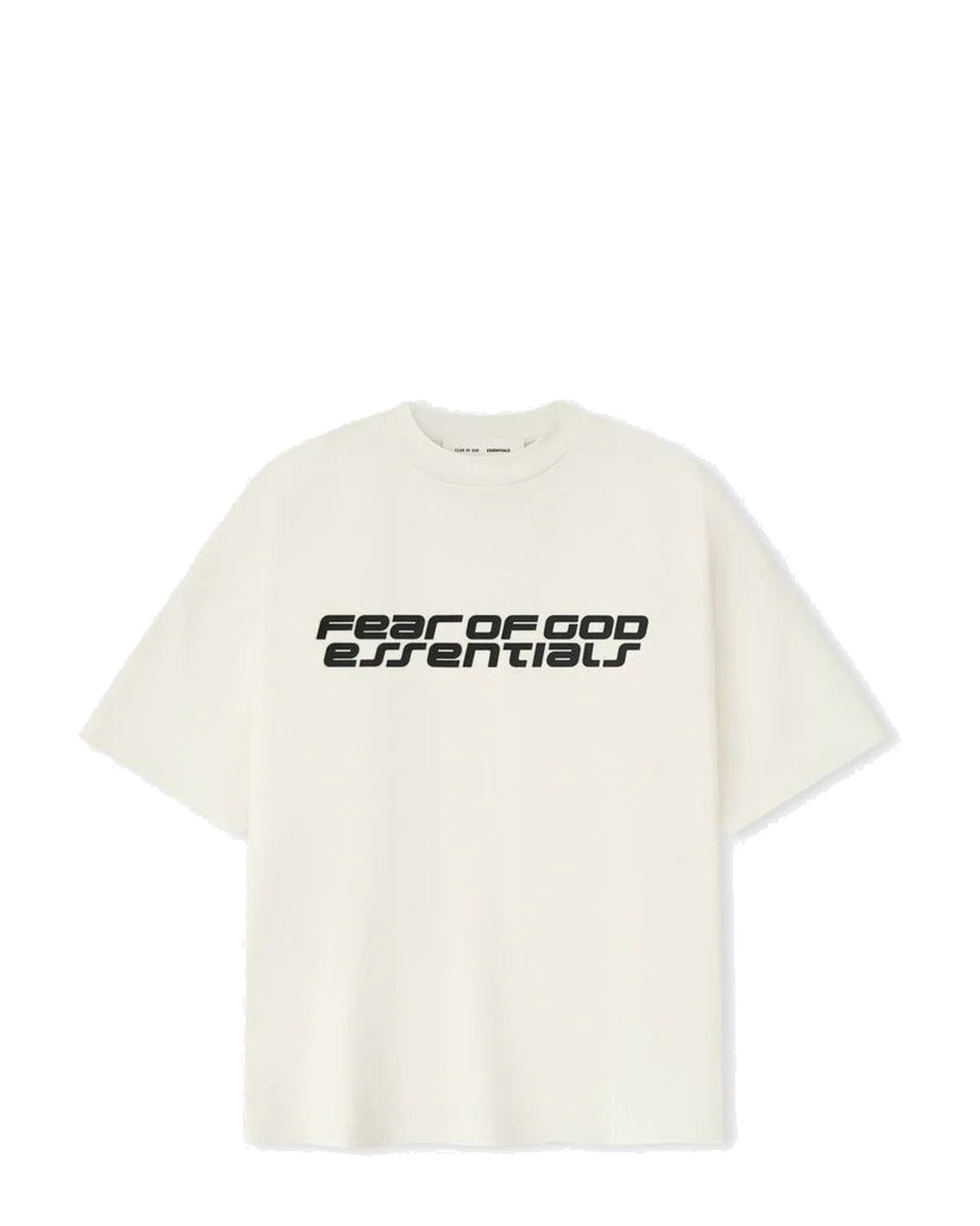 ESSENTIALS MEN'S PONTE 90S SHORT SLEEVE TEE IVORY חולצת טי אסנשלס פונטה 90S שמנת לגברים - תמונה 1