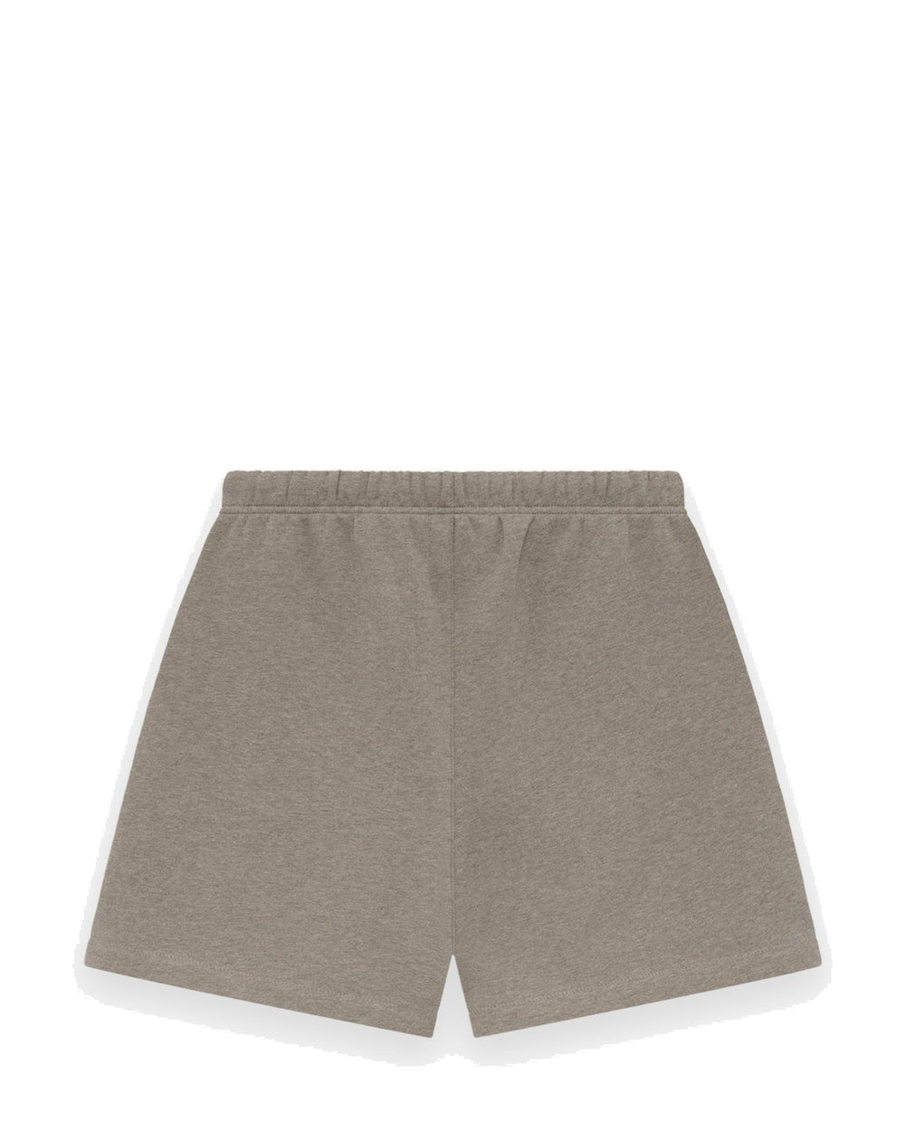 ESSENTIALS MEN'S SOCCER FLEECE SHORTS HOMESTEAD HEATHER מכנס קצר אסנשלס סוקר פליס חום-אפור מלאנז׳ לגברים - תמונה 2