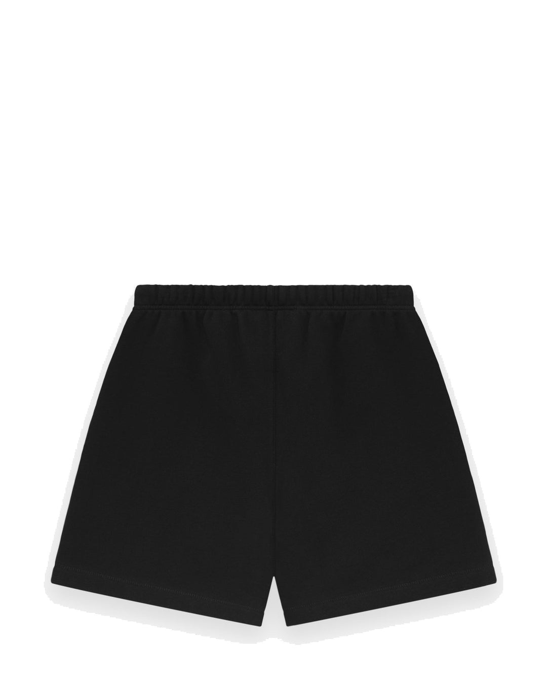 ESSENTIALS MEN'S SOCCER FLEECE SHORTS JET BLACK מכנס קצר אסנשלס סוקר פליס שחור לגברים - תמונה 2